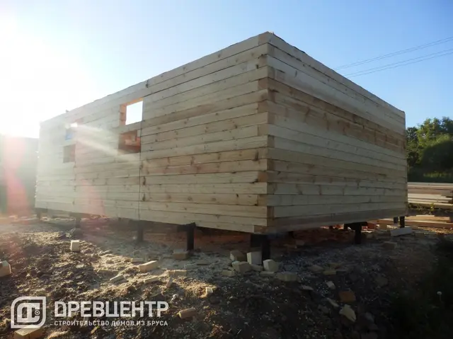 Строительство дома из бруса по проекту ДБ17, фото 15 из 24