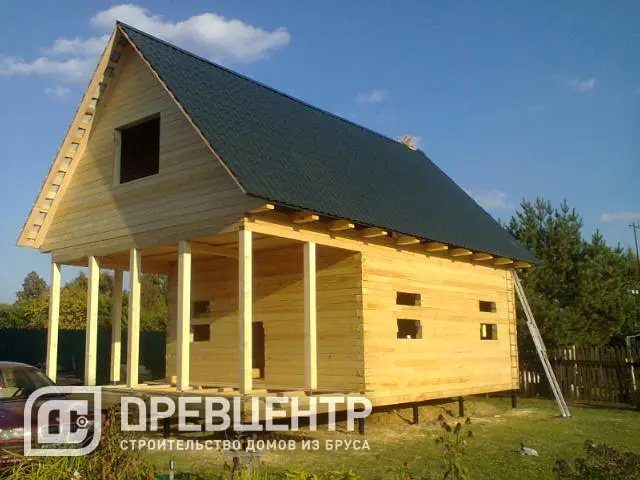 Строительство дома из профилированного бруса в Нижнем Новгороде, фото 9 из 9