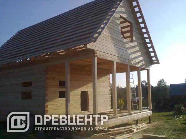 Строительство дома из профилированного бруса в Нижнем Новгороде, фото 8 из 9