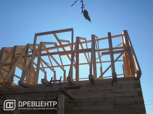 Строительство дома из бруса по проекту ДБ 60, фото 16 из 24