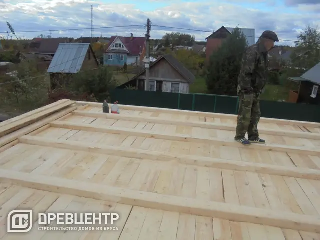 Строительство дома из бруса по проекту ДБ 60, фото 14 из 24
