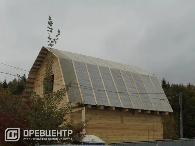 Строительство дома из бруса по проекту ДБ 60, фото 21 из 24