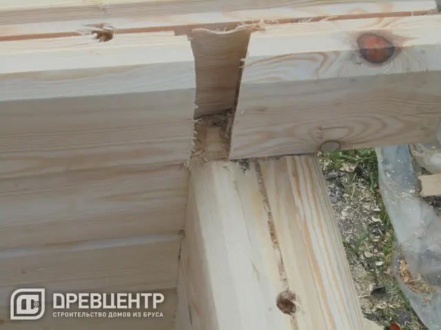 Строительство дома из бруса по проекту ДБ 60, фото 8 из 24