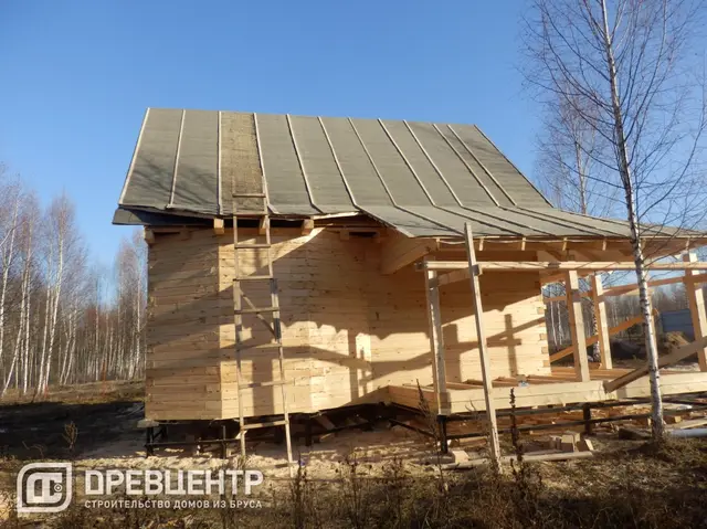 Строительство дома из бруса по проекту ДБ37, фото 20 из 22