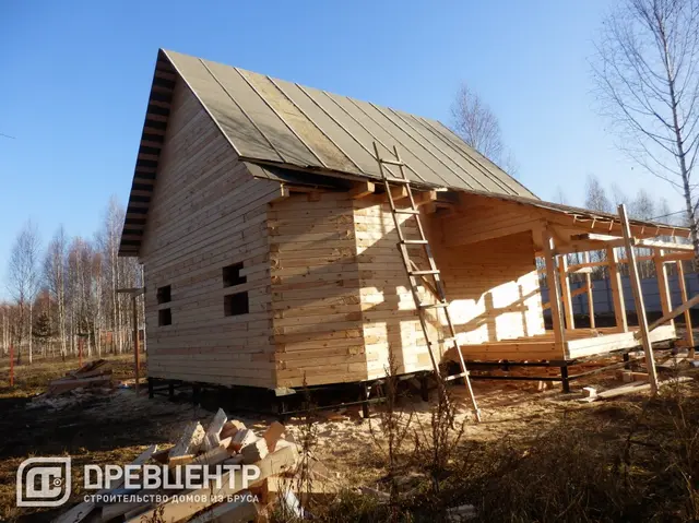 Строительство дома из бруса по проекту ДБ37, фото 19 из 22