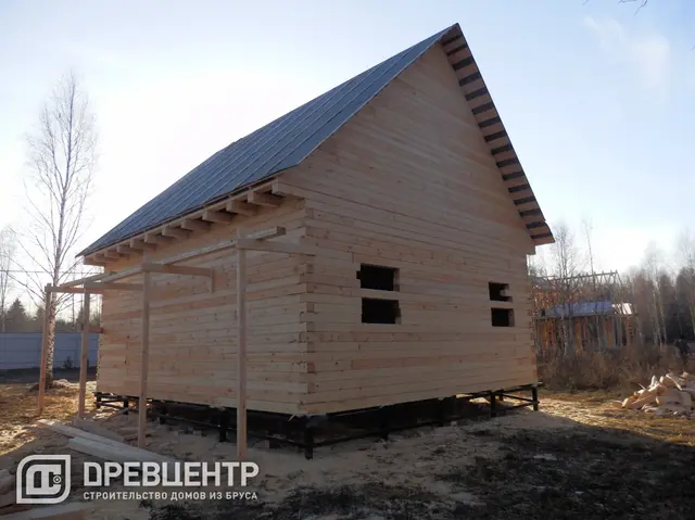 Строительство дома из бруса по проекту ДБ37, фото 18 из 22