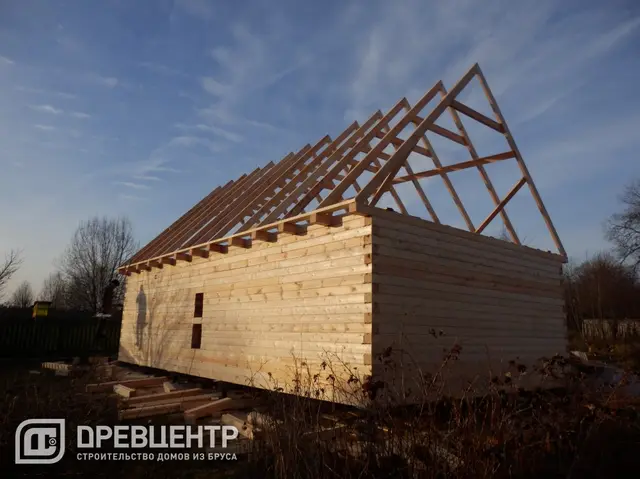 Строительство дома из бруса 6х11, фото 12 из 25