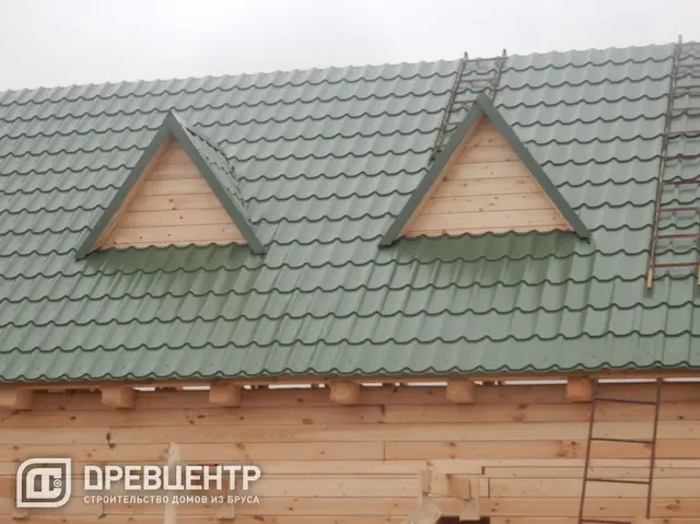 Строительство дома из бруса 6х11, фото 21 из 25