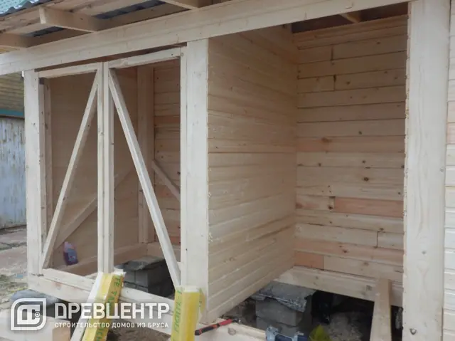 Строительство дома из бруса 6х11, фото 23 из 25