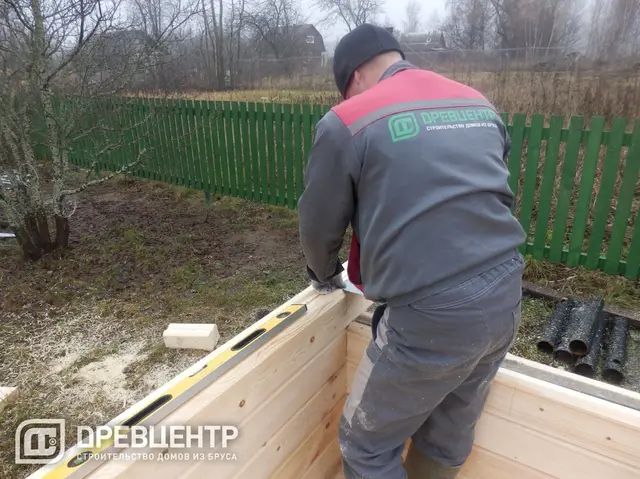 Строительство дома из бруса 6х11, фото 7 из 25
