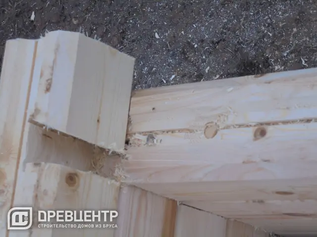 Строительство дома из бруса по проекту ДБ 32, фото 9 из 25