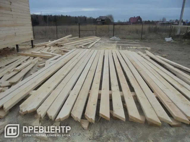 Строительство дома из бруса по проекту ДБ 32, фото 16 из 25