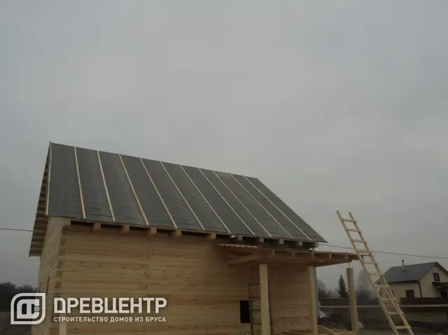 Строительство дома из бруса по проекту ДБ 32, фото 20 из 25