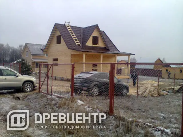 Строительство дома из профилированного бруса, фото 9 из 11