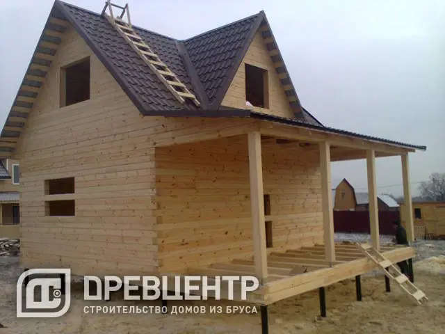 Строительство дома из профилированного бруса, фото 7 из 11
