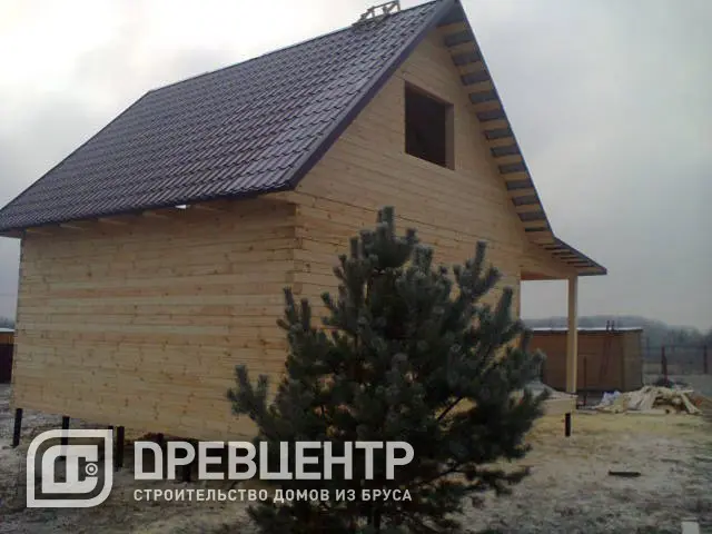 Строительство дома из профилированного бруса, фото 10 из 11