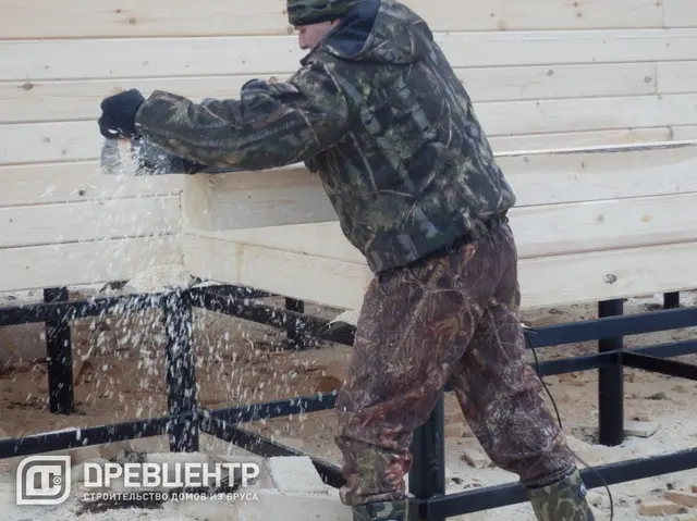 Строительство дома из бруса по проекту ДБ38, фото 14 из 22