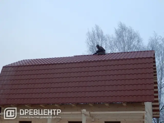 Строительство дома из бруса по проекту ДБ38, фото 21 из 22