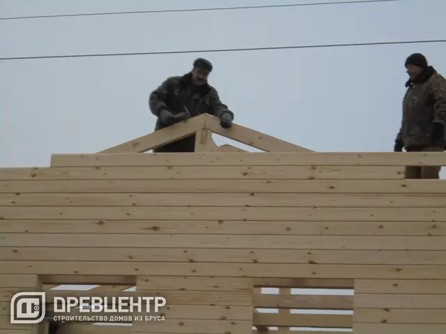Строительство прируба из бруса, фото 16 из 21