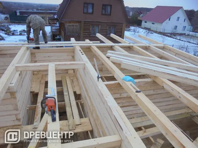 Строительство дома из бруса по проекту ДБ37, фото 12 из 22