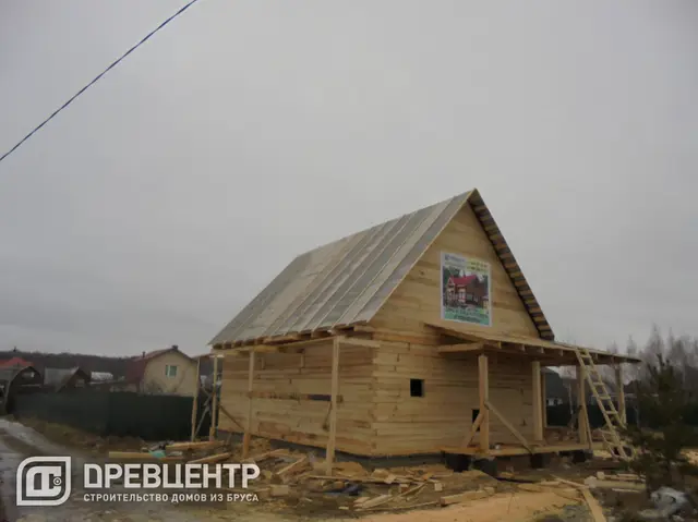 Строительство дома из бруса по проекту ДБ37, фото 20 из 22