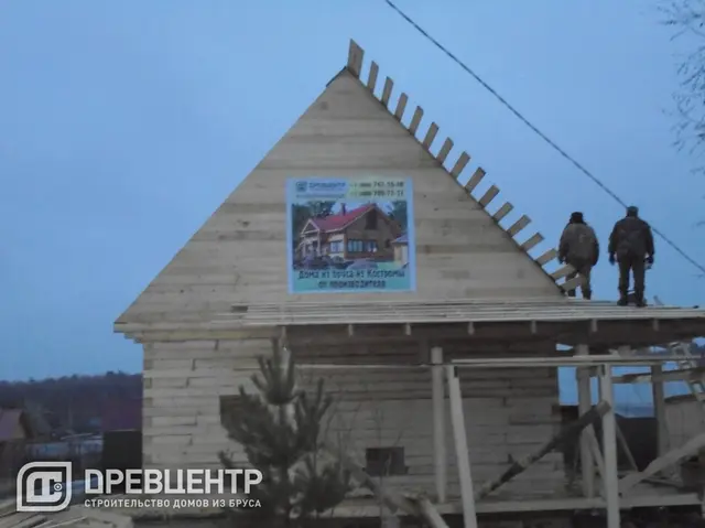 Строительство дома из бруса по проекту ДБ37, фото 16 из 22