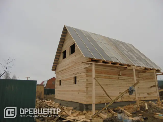 Строительство дома из бруса по проекту ДБ37, фото 21 из 22