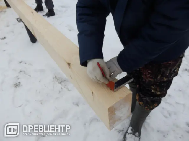 Строительство дома из бруса 6х6, фото 10 из 38