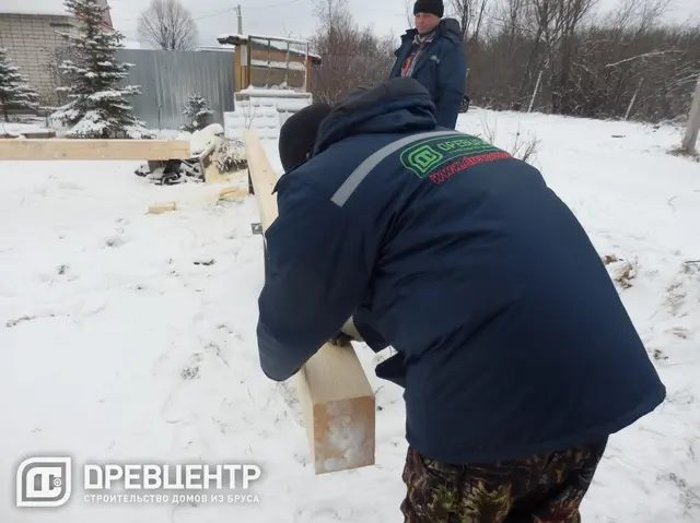 Строительство дома из бруса 6х6, фото 9 из 38