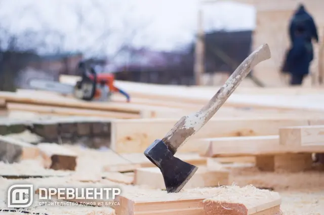 Строительство дома из бруса 6х6, фото 34 из 38