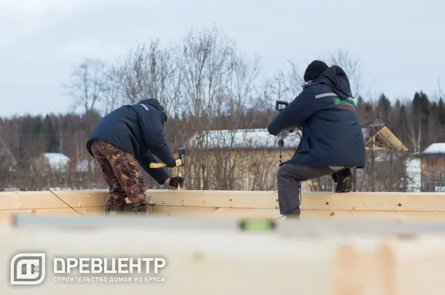 Строительство дома из бруса 6х6, фото 28 из 38