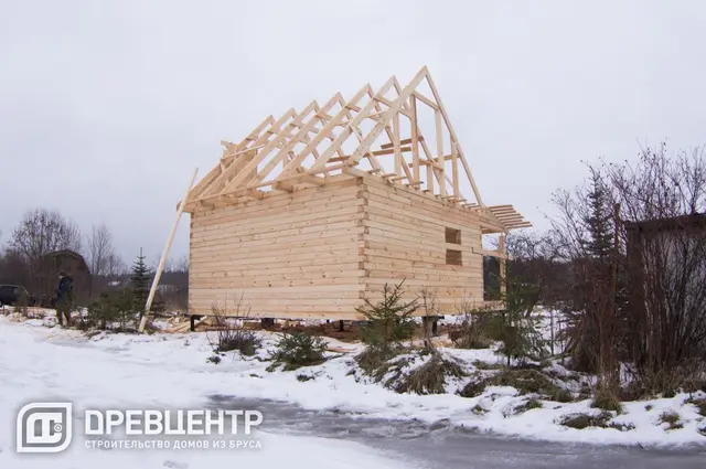 Строительство дома из бруса 6х6, фото 37 из 38