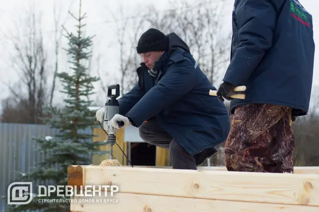 Строительство дома из бруса 6х6, фото 29 из 38