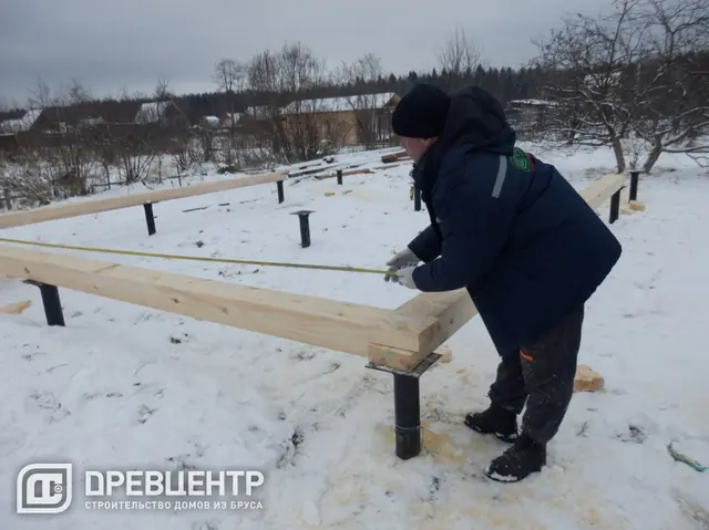 Строительство дома из бруса 6х6, фото 11 из 38