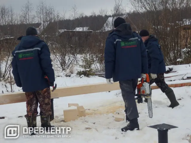 Строительство дома из бруса 6х6, фото 12 из 38