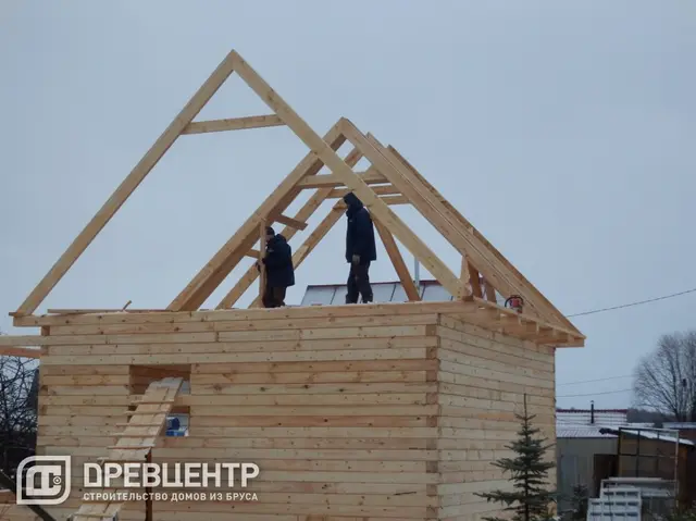 Строительство дома из бруса 6х6, фото 20 из 38
