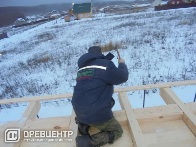 Строительство дома из бруса по проекту ДБ68, фото 20 из 34