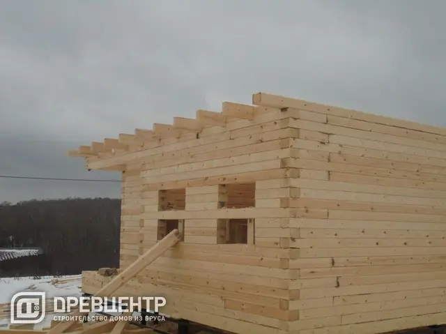 Строительство дома из бруса по проекту ДБ68, фото 19 из 34