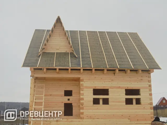 Строительство дома из бруса по проекту ДБ68, фото 22 из 34