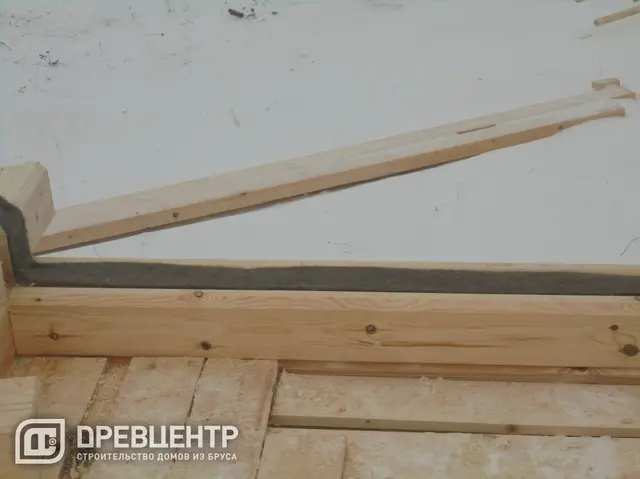 Строительство дома из бруса по проекту ДБ68, фото 16 из 34