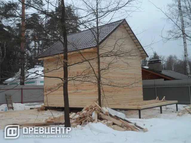 Строительство дома из бруса по проекту ДБ61, фото 14 из 15