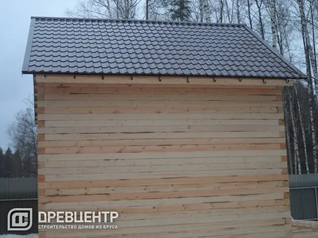 Строительство дома из бруса по проекту ДБ61, фото 13 из 15