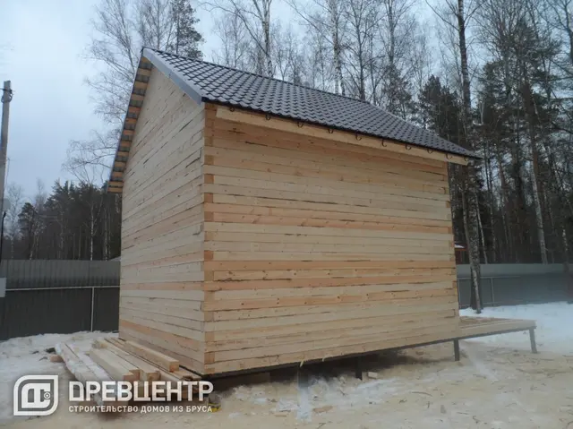 Строительство дома из бруса по проекту ДБ61, фото 12 из 15