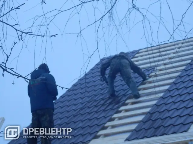 Строительство дома из бруса по проекту ДБ 32, фото 11 из 18