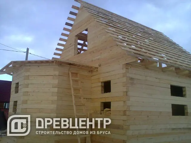 Строительство дома из бруса по проекту ДБ12, фото 9 из 9