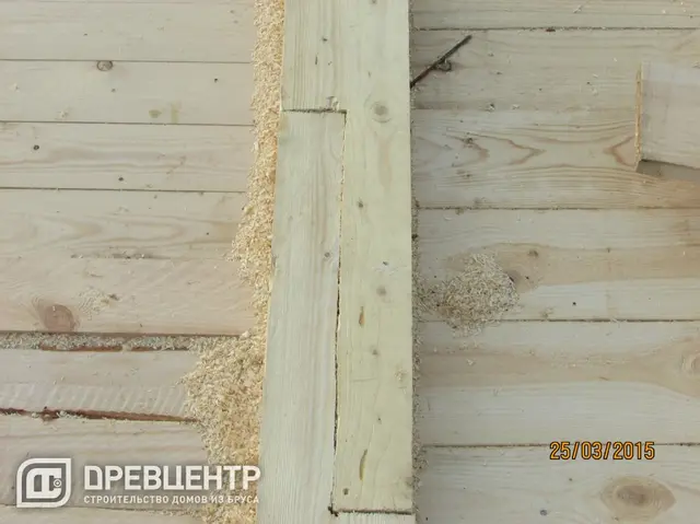 Строительство дома из профилированного бруса 145х195 мм по проекту ДБ 70 в Калужской области, фото 19 из 26