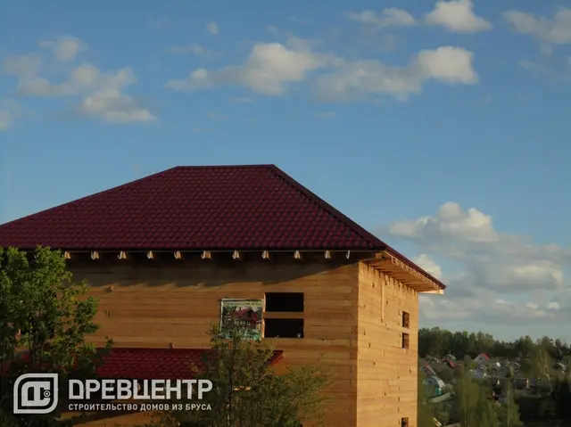 Двухэтажный дом из бруса в Чеховском районе, фото 20 из 21