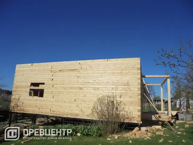 Двухэтажный дом из бруса в Чеховском районе, фото 8 из 21