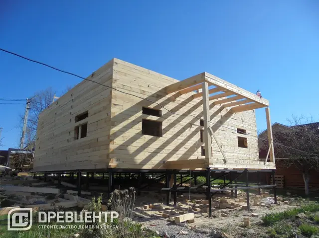 Двухэтажный дом из бруса в Чеховском районе, фото 7 из 21