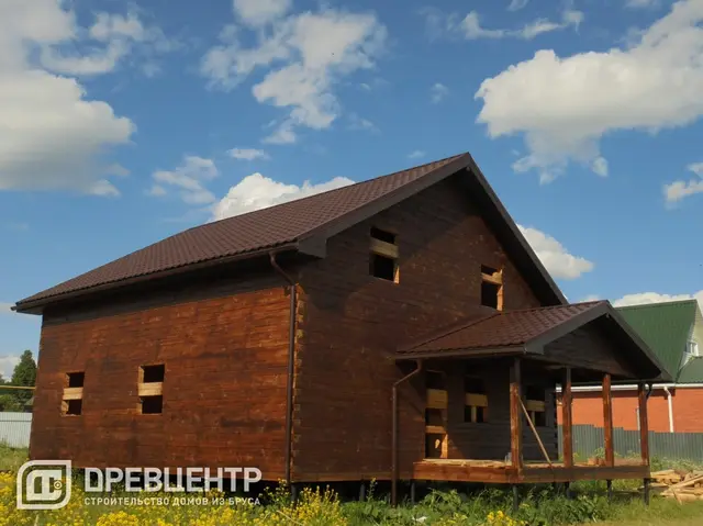 Строительство дома из профилированного бруса по проекту ДБ1 во Владимирской области, фото 7 из 11